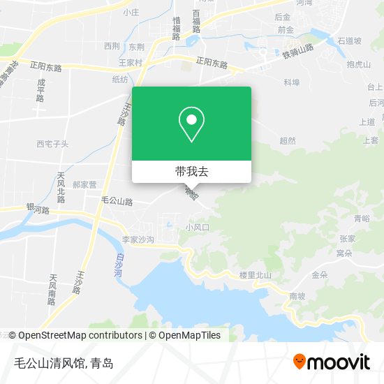 毛公山清风馆地图