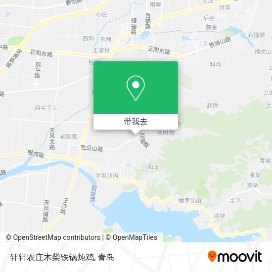 轩轩农庄木柴铁锅炖鸡地图