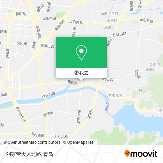 刘家营天风北路地图