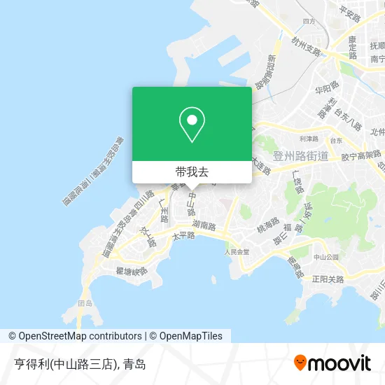 亨得利(中山路三店)地图