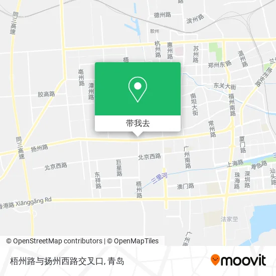 梧州路与扬州西路交叉口地图