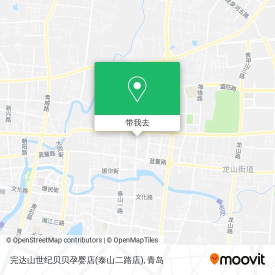 完达山世纪贝贝孕婴店(泰山二路店)地图