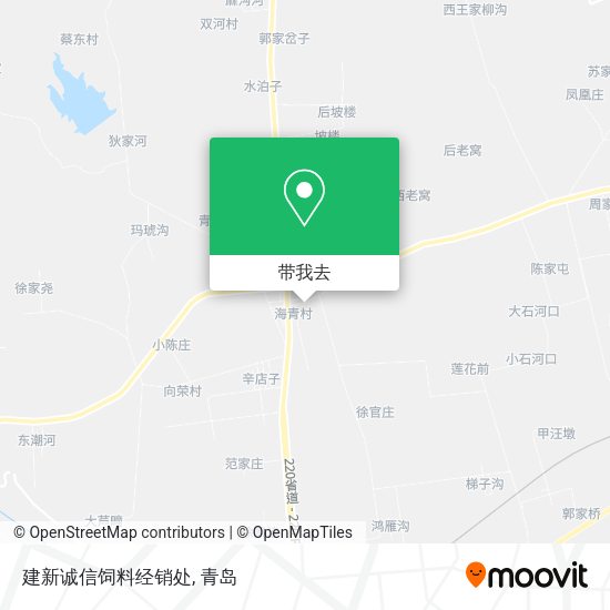 建新诚信饲料经销处地图