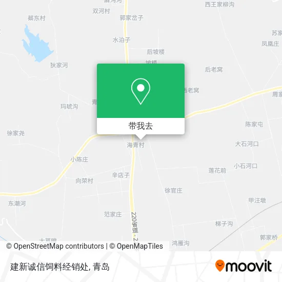建新诚信饲料经销处地图