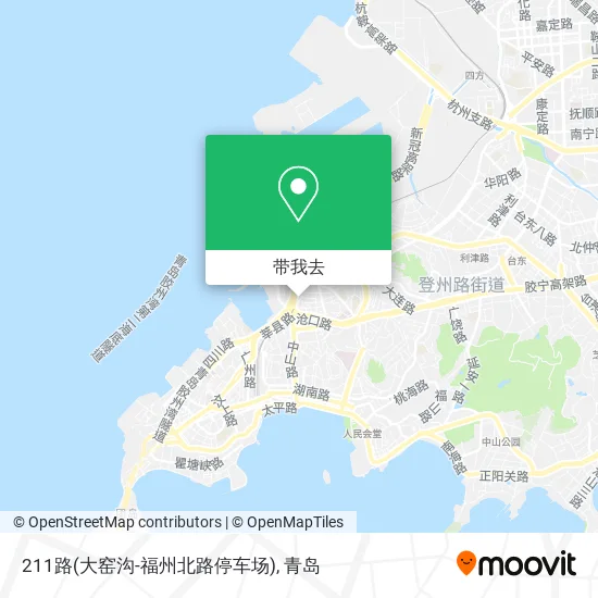 211路(大窑沟-福州北路停车场)地图