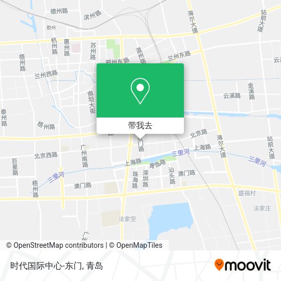 时代国际中心-东门地图