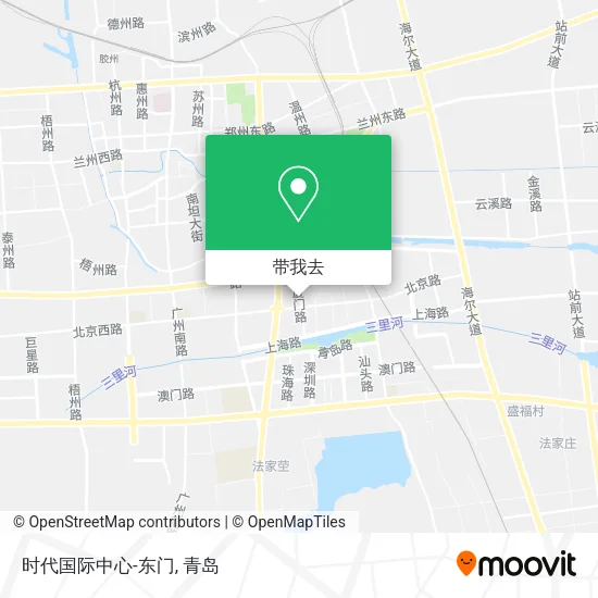 时代国际中心-东门地图