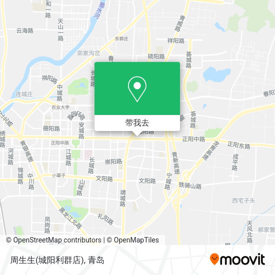 周生生(城阳利群店)地图