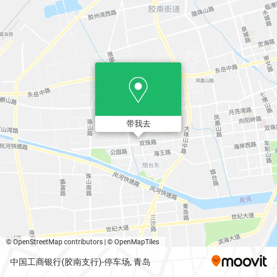 中国工商银行(胶南支行)-停车场地图