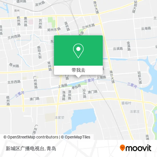 新城区广播电视台地图