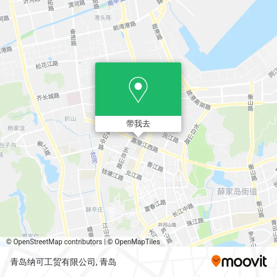 青岛纳可工贸有限公司地图