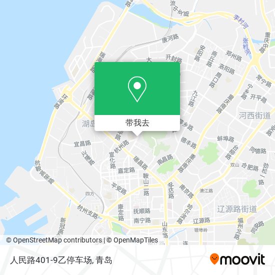 人民路401-9乙停车场地图