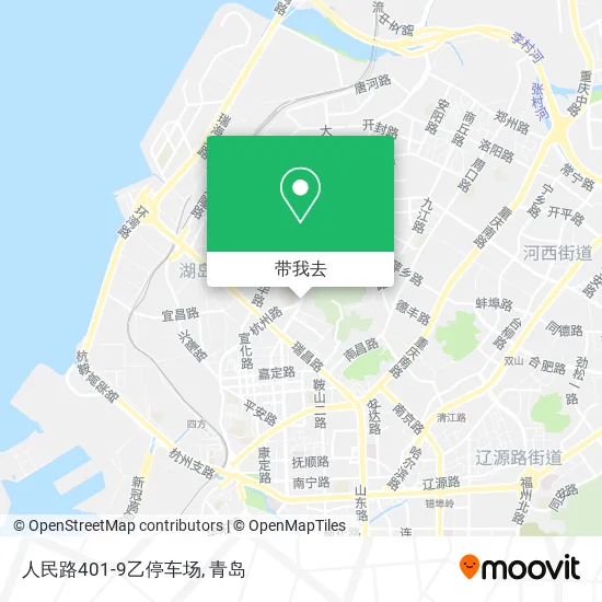 人民路401-9乙停车场地图