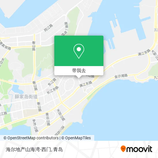 海尔地产山海湾-西门地图
