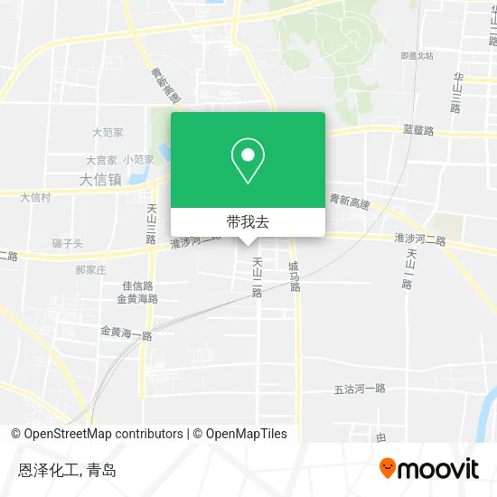 恩泽化工地图