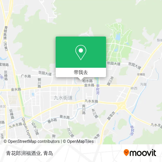 青花郎润福酒业地图