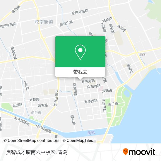 启智成才胶南六中校区地图