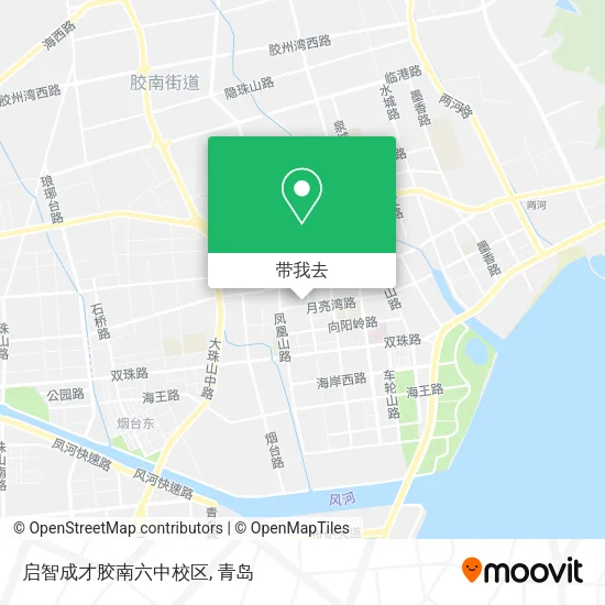 启智成才胶南六中校区地图