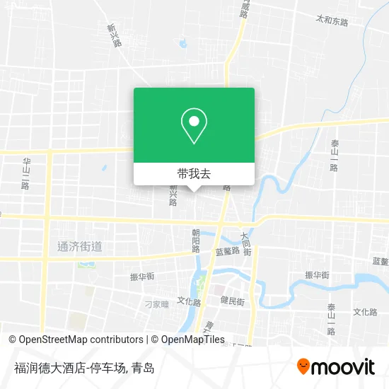 福润德大酒店-停车场地图