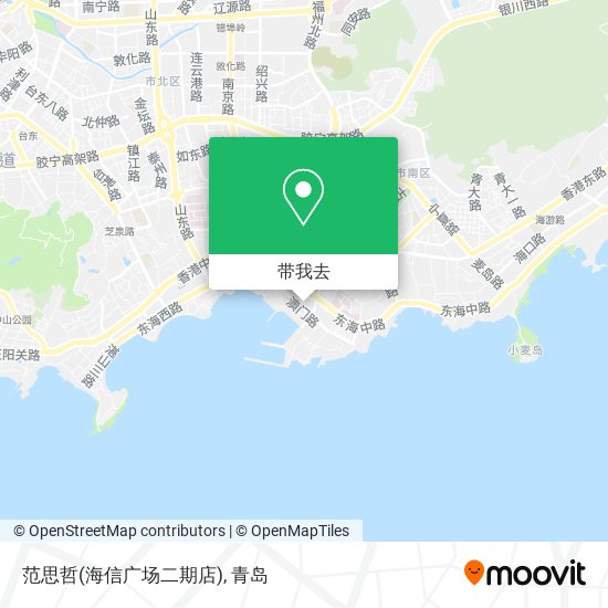 范思哲(海信广场二期店)地图