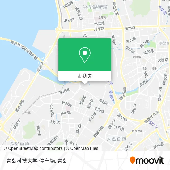 青岛科技大学-停车场地图