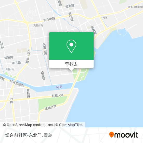 烟台前社区-东北门地图