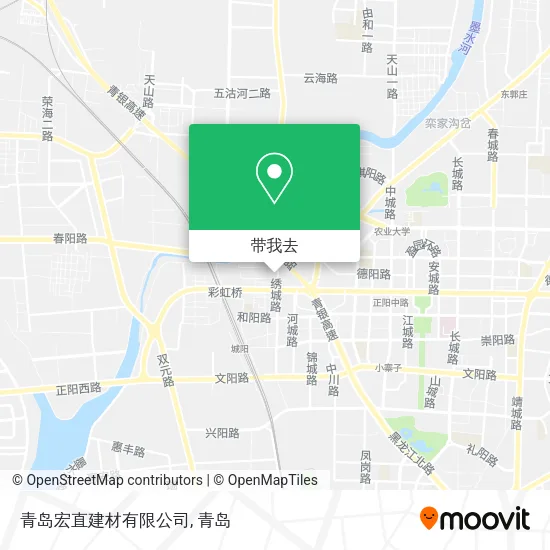 青岛宏直建材有限公司地图