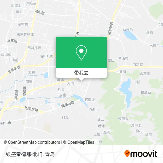 银盛泰德郡-北门地图