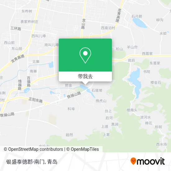 银盛泰德郡-南门地图