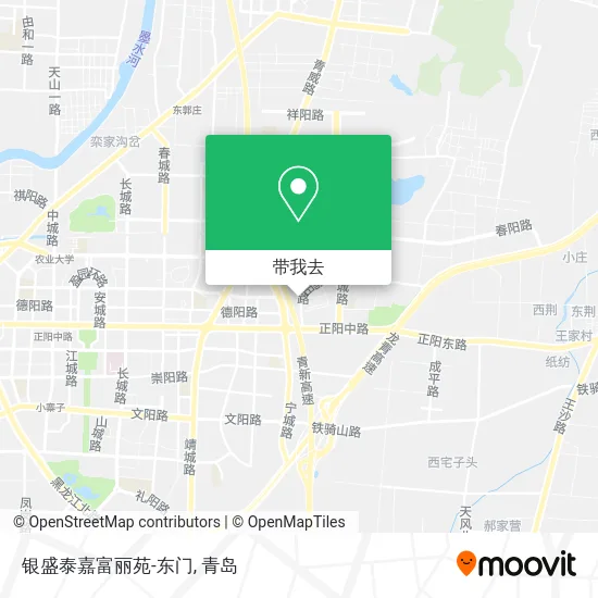 银盛泰嘉富丽苑-东门地图