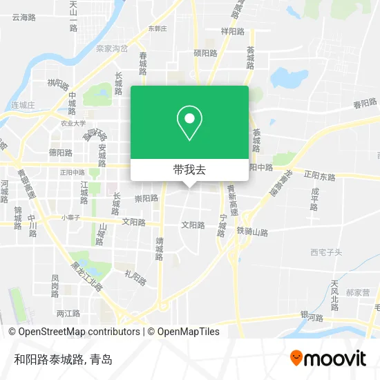 和阳路泰城路地图