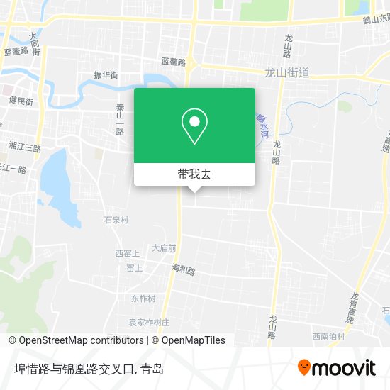 埠惜路与锦凰路交叉口地图