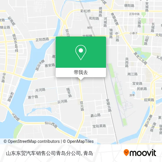 山东东贸汽车销售公司青岛分公司地图