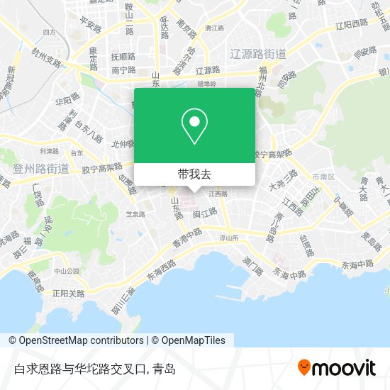 白求恩路与华坨路交叉口地图