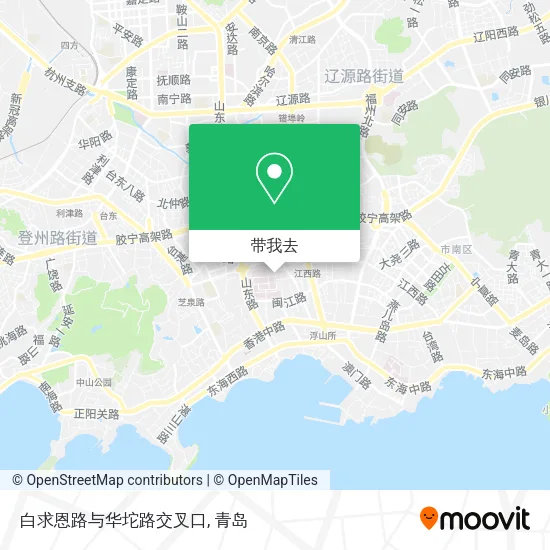 白求恩路与华坨路交叉口地图
