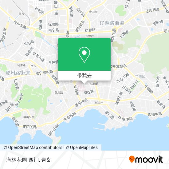 海林花园-西门地图