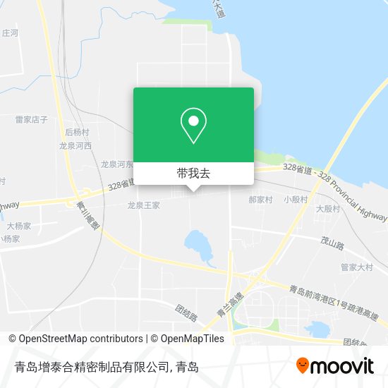 青岛增泰合精密制品有限公司地图