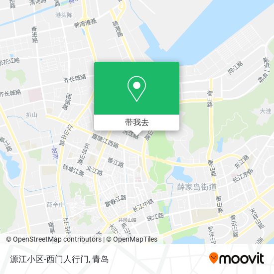 源江小区-西门人行门地图
