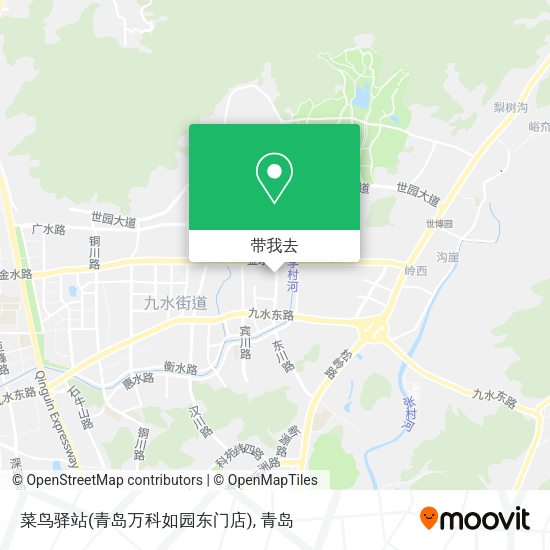 菜鸟驿站(青岛万科如园东门店)地图