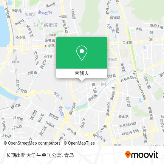 长期出租大学生单间公寓地图