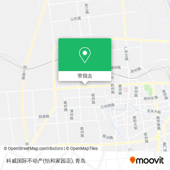 科威国际不动产(怡和家园店)地图