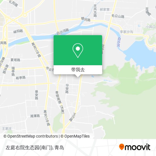 左庭右院生态园(南门)地图