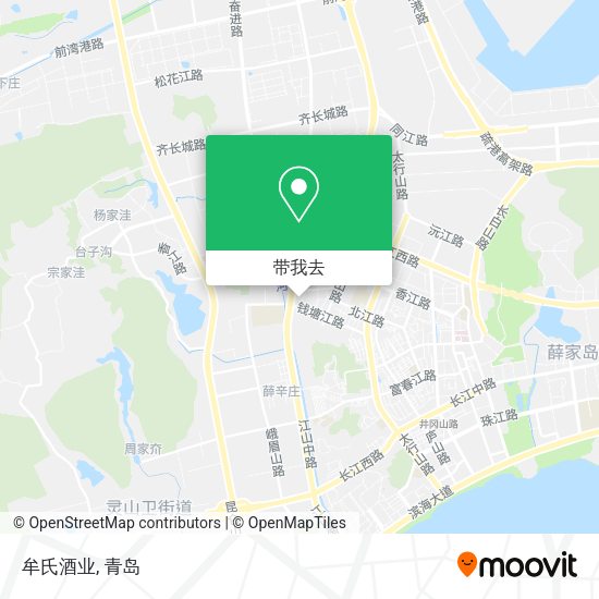 牟氏酒业地图