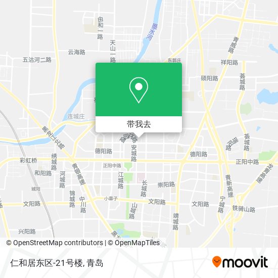 仁和居东区-21号楼地图