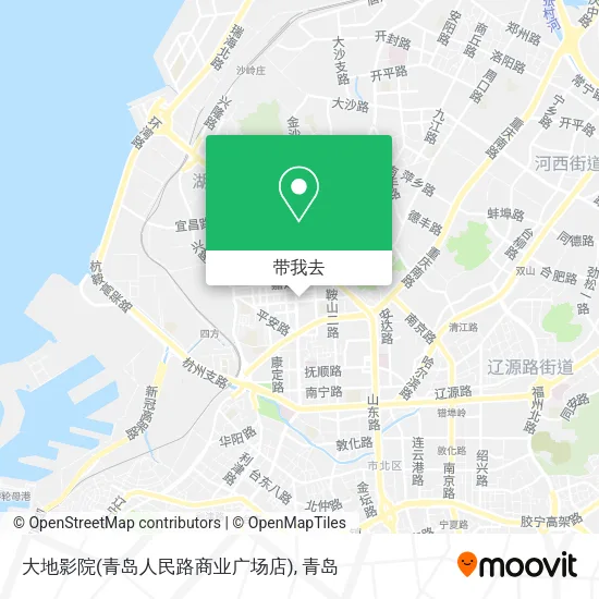 大地影院(青岛人民路商业广场店)地图