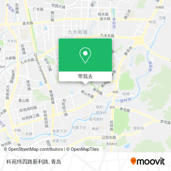 科苑纬四路新利路地图