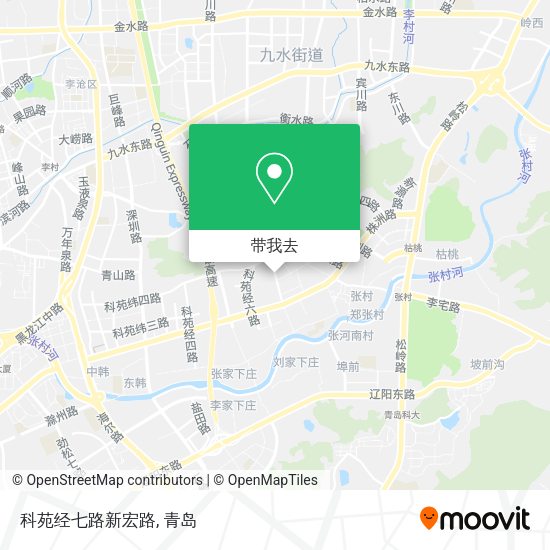 科苑经七路新宏路地图