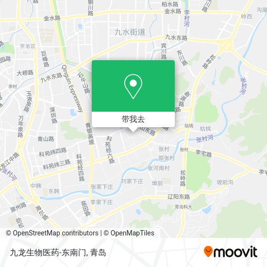九龙生物医药-东南门地图