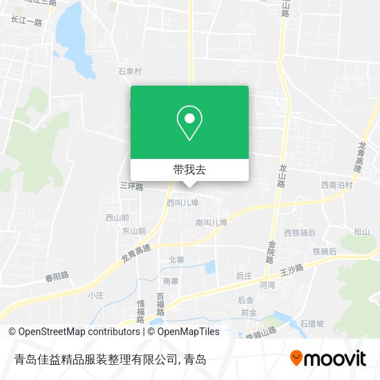 青岛佳益精品服装整理有限公司地图