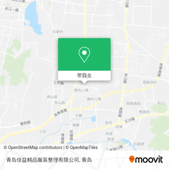 青岛佳益精品服装整理有限公司地图